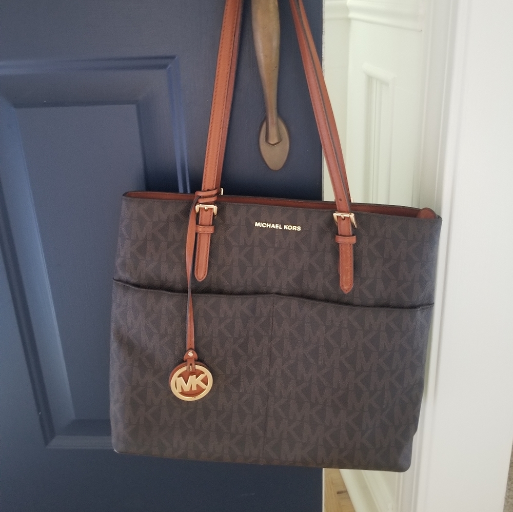 Michael Kors logo tote bag